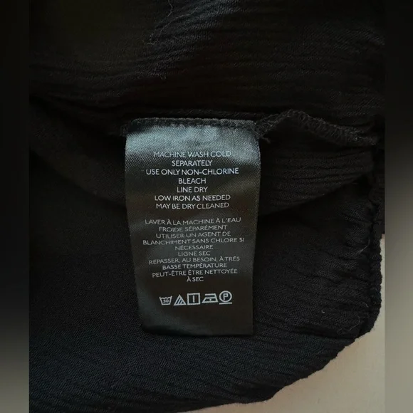 Free People Black Woman's Luca Embroidered Boho Top, Size M - Picture 5 of 8